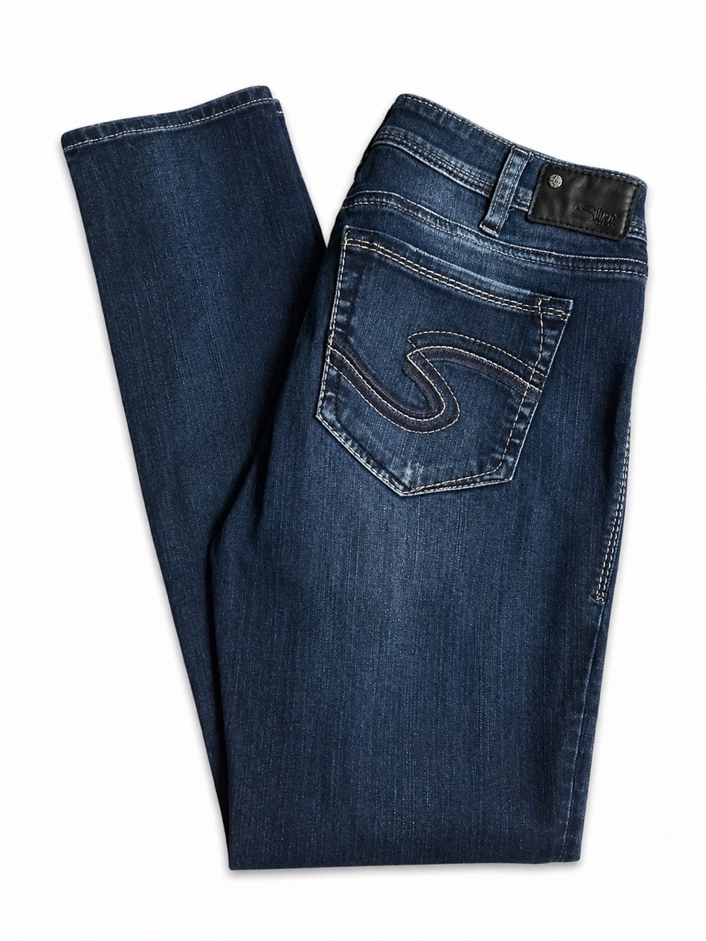 Fluide Skinny Jeans in Dark Blue Wash